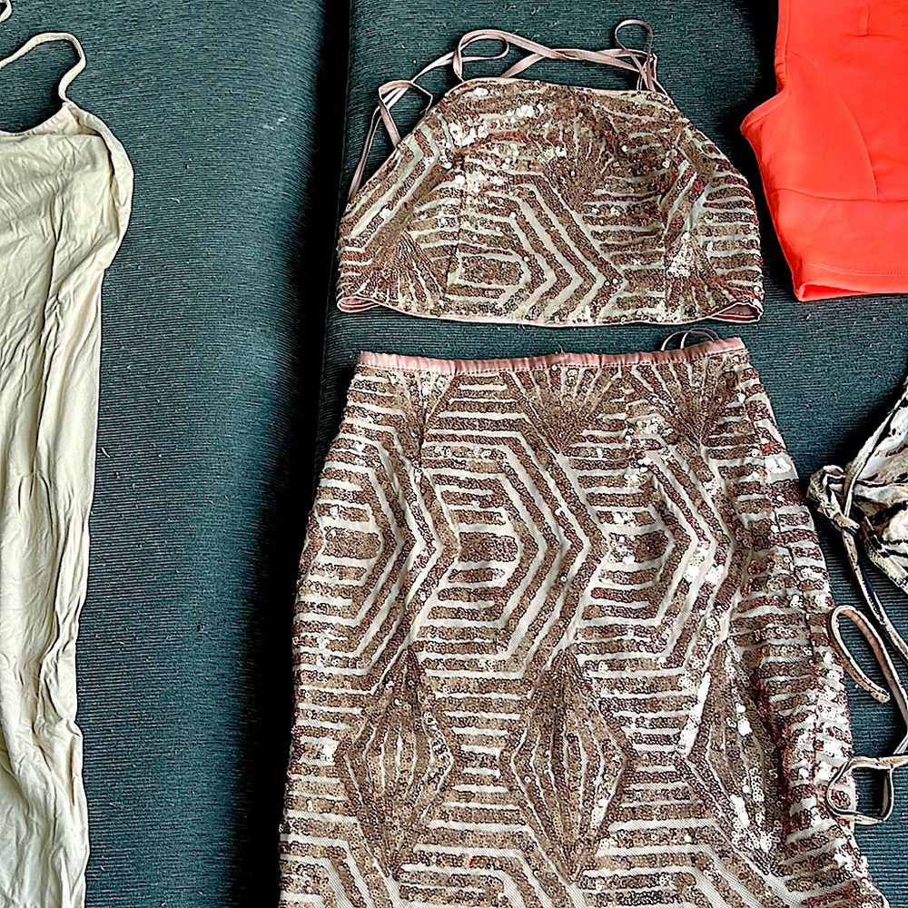 Gold two piece